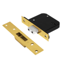 ASEC Vital BS 5 Lever Mortice Deadlock - 64mm PB
