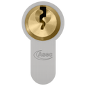 ASEC Vital 6 Pin Double Euro Dual Finish Snap Resistant Cylinder - 85mm 35/50 (30/10/45)
