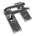ASEC Vital Victorian Plate Mounted Straight Lever Furniture - 100mm CP Latch