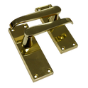 ASEC Vital Victorian Plate Mounted Straight Lever Furniture - 100mm PB Latch