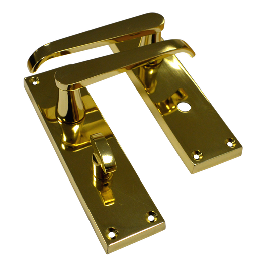 ASEC Vital Victorian Plate Mounted Straight Lever Furniture - 150mm PB Bathroom