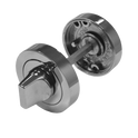 ASEC Vital Bathroom Turn Escutcheon Without Indicator - CP