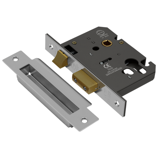 ASEC Vital Mortice Euro Sashcase - 75mm NP