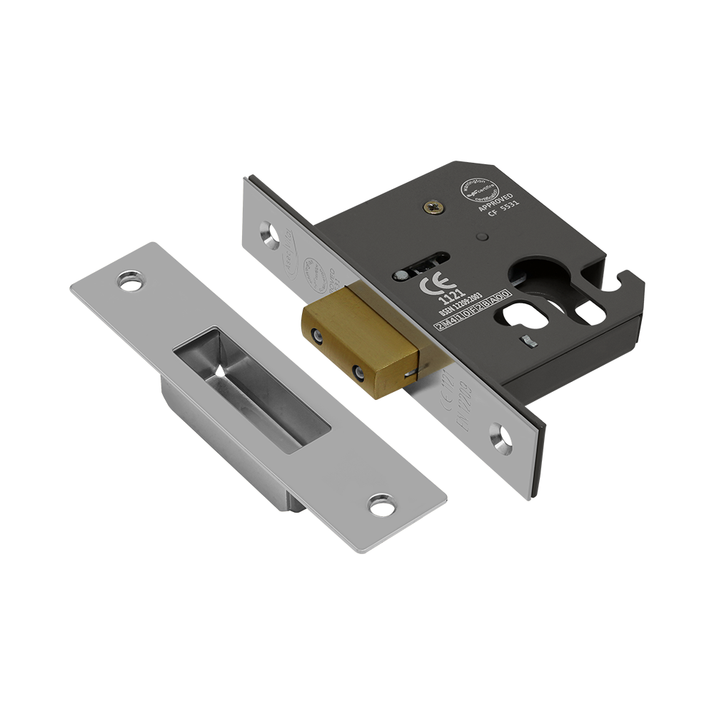 ASEC Vital Mortice Euro Deadcase - 65mm NP