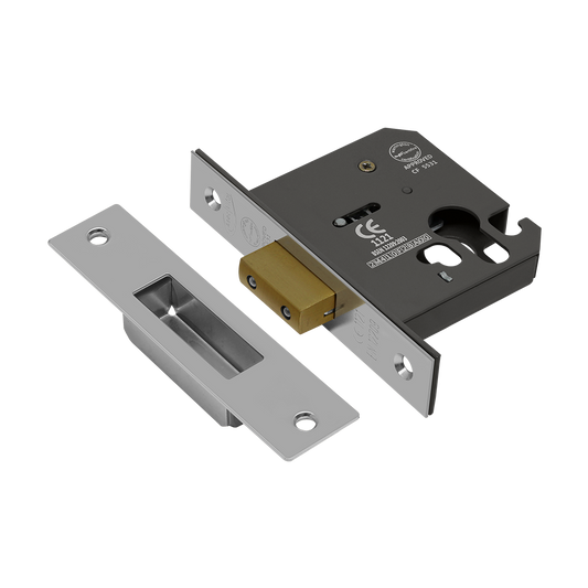 ASEC Vital Mortice Euro Deadcase - 75mm NP
