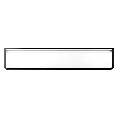 ASEC VITAL 10 Inch Letterplate - White