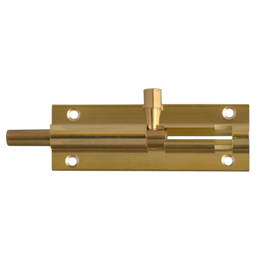ASEC VITAL Brass 25mm Wide Straight Barrel Bolt - 75mm