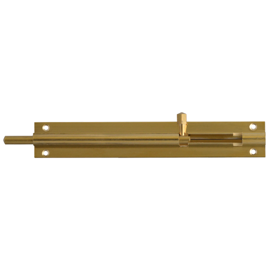ASEC VITAL Brass 25mm Wide Straight Barrel Bolt - 150mm