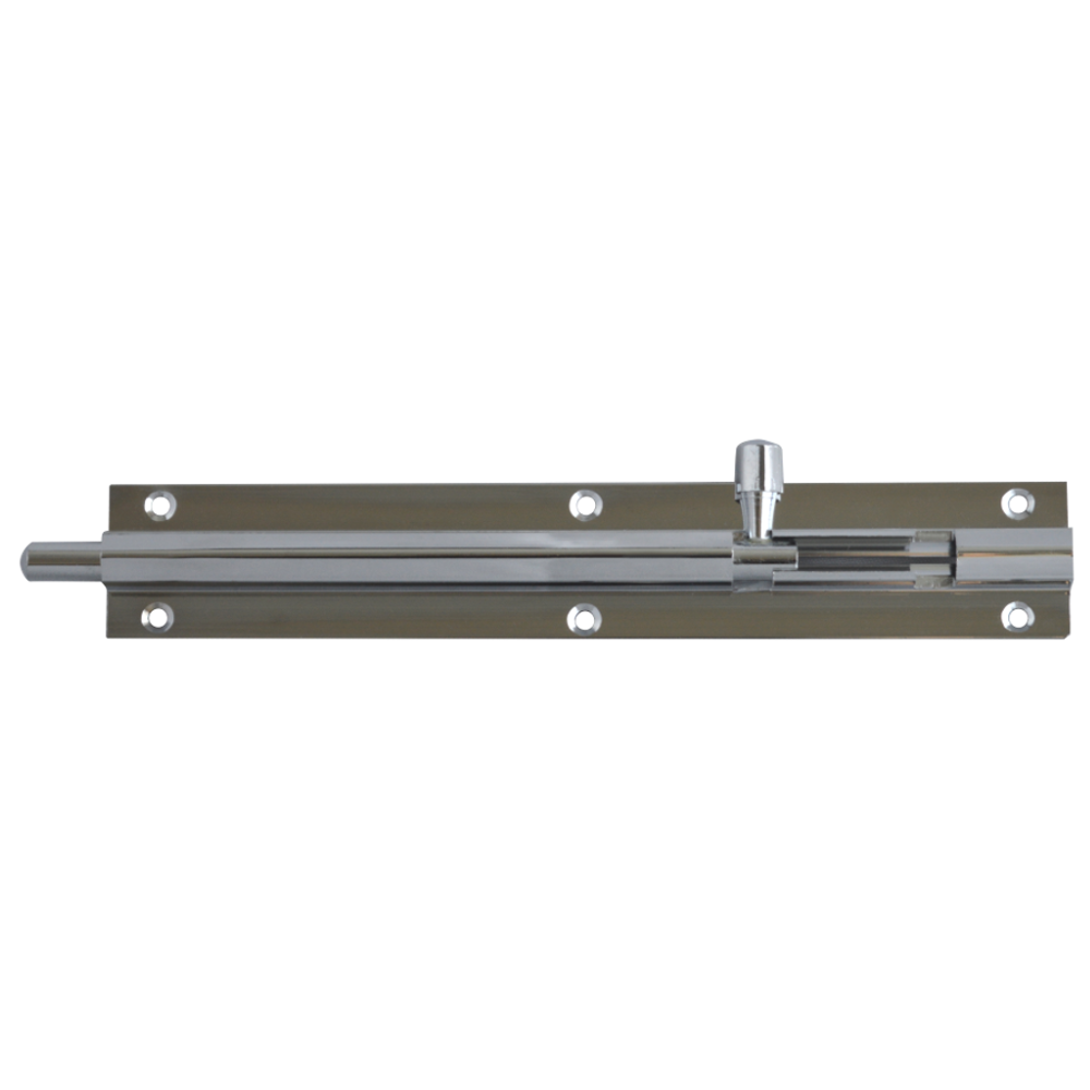 ASEC VITAL Chrome 25mm Wide Straight Barrel Bolt - 150mm