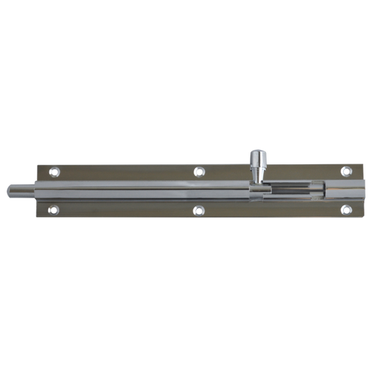 ASEC VITAL Chrome 25mm Wide Straight Barrel Bolt - 150mm