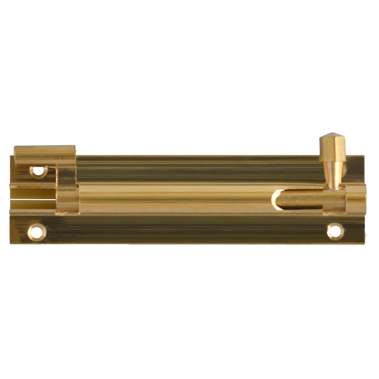 ASEC VITAL Brass 25mm Wide Necked Barrel Bolt - 150mm